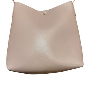 Samara Baby Pink Adjustable Leather Bag Quiet Luxury